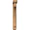 Ekena Millwork Legacy Craftsman Smooth Bracket w/ Offset Brace, Western Red Cedar, 5 1/2"W x 30"D x 42"H BKT0604X30X42LEC04SWR - alternate 2